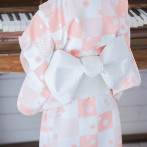 Childrens Kimono Waist Seal Japanese Style Bathrobe Belt Butterfly Knot Patterned Tapestry Fixed Elegant Fashion Accessory