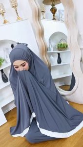 Mukena Jersey Jumbo Abuan Menyempurnakan Setiap Momen Ibadah Anda