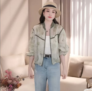 Shalldoer | Fashionable Lightweight Vintage Floral Print Casual Loose Fit Womens Blouse