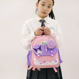 2026 New style Kindergarten Backpack for Girls and Boys Kuromi Melody Kindergarten Girls Schoolbag