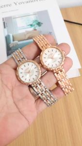 BISA COD Jam Tangan Wanita Guues Terbaru Rantai Tanggal Aktif Free Box & Batre Cadangan