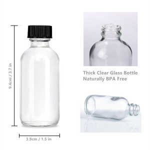 Pure Color Glass Milk Tea Juice Sample Bottles Set of 3 Sealed Well Portable Can Be Used for Liquid Cream Sample Packaging