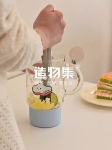 Summer Suitable Large Capacity Straw Drinking Glass