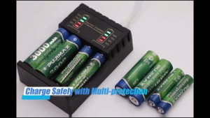 Taffware Charger Baterai AA AAA 4 Slot LED Cas Casan Batre A2 A3 Isi Ulang Otomatis Auto Cut Off PJL