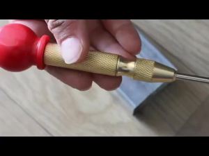 Metal drill bit woodworking teeth fixed-point punching and marking automatic center punching woodworking marking tool