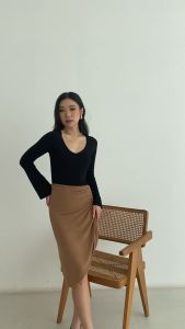 KAYSER Jiyeon Bodysuit Lengan Panjang: Pakaian Olahraga Wanita