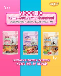 Moochie Home Cooked Wet Dog Food Assorted Flavors Resealable Complete Nutrition Superfood 255g