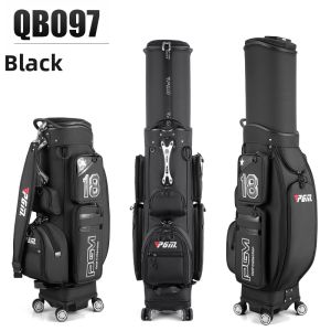 PGM GOLF | Waterproof Mens Golf Travel Bag with Four-Wheel Telescopic Design