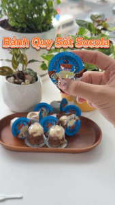 Bánh Quy Sốt Socola giòn thơm Vương quốc đồ ăn vặt nhập khẩu giá rẻ  Snack Kingdom