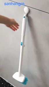 Bàn chải làm sạch nhà tắm toilet gấp gọn KM-5056 hàng xuất Nhật