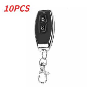 10pcs 433MHZ Auto 2 Channel Code Remote Control Electric Learning Code Gate Garage Door Opener with Keychain