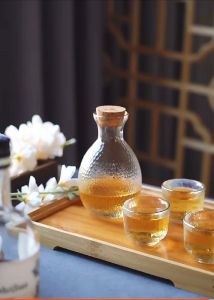 Japanese glass sake cup set wine set fruit wine cup rice wine cup Baijiu cup Japanese sake cup