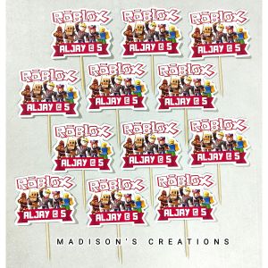 Rob lox Cake Topper !NEW! (High-quality Personalize Ready-to-use)