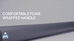 MR.SIGA Heavy Duty Grout Scrub Brush with Long Handle Shower Floor Scrubber for Cleaning Tile Scrub Brush with Stiff Bristles