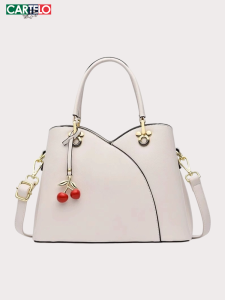 CARTELO | Premium Genuine Leather Mid-aged Womens Tote Bag