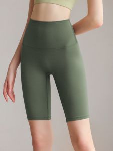 กางเกงโยคะเอวสูง 5 ชิ้น กางเกงขาสั้นออกกำลังกายสำหรับผู้หญิง กางเกงขาสั้นวิ่ง ปั่นจักรยาน กระชับหน้าท้อง กระชับสัดส่วน ชุดกีฬาสุขภาพ