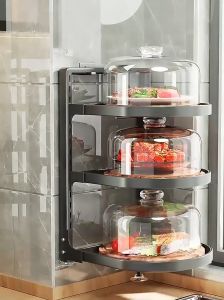 Rak Panci Susun & Rak Dapur Praktis: Rak Panci Multi Fungsi Stainless Steel 5 Tingkat