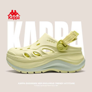 Kappa | Thick Sole Silver Buckle Hole Shoes