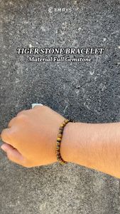 Emrys Bracelet TIGER STONE Real Stone Gelang Batu Pria Wanita