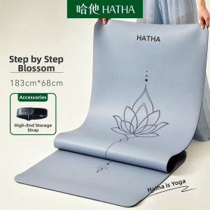 Hatha Natural Rubber Non-slip Shock-absorbing Thickened Professional Home-use Yoga Mat