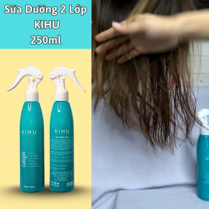 Xịt Dưỡng Sữa Dưỡng 2 Lớp Phục Hồi Tóc Hư Tổn KiHU Hương Nước Hoa 250ml  Chính hãng.