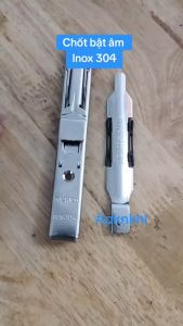 Bộ chốt bật và đầu chốt âm MCX160 inox 304