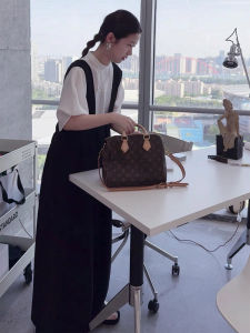 SHANGSHA | Elegant Luxury Black Dress Set