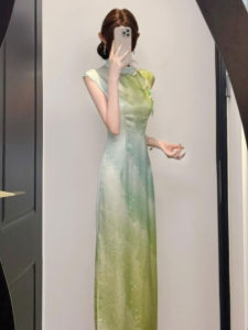 CHANGTONG | Unique Elegant Cheongsam-style Bodycon Dress for Summer