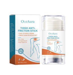 OCEAURA Anti Chafe Cream Waterproof Glide Anti Chafing Stick Chafing Stick For Women Running Chafe Stick For Heel Lower Arm Thigh Skin Anti Chafe Stick Women Anti-Friction Moisturizer Thigh Care Balm Sweat-proof Skin Rescue Anti-Chafe Skincare Stick