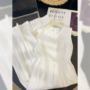 PAIBOLI | Slimming Elegant Sleeveless Dress for Beach Vacation