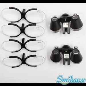 Smileace | Dental Loupes Accessories 2.5X 3.5X Optical Lens With Clip Magnifying Glass Binocular Dental Magnifier