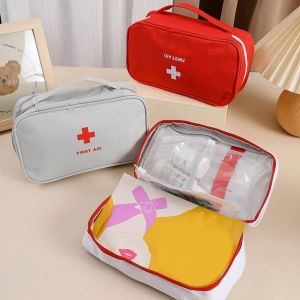 1-4PCS Home Medicine Bag Travel First Aid Kit Medical Emergency Kit Organizer Outdoor Medicine Pill Storage Carrying Case Bag