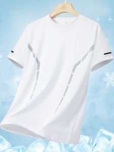 Mens Half Sleeve T-Shirt for Summer Lightweight Mesh Breathable Slim Fit Base Layer Quick Dry Youth Casual Wear