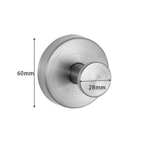 Stainless Steel Suction Cup Hook Punch-free Waterproof Wall Hook Kitchen Bathroom Robe Coat Towel Hanger Hook Hardware Accessori