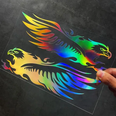 New Stiker Cod Hologram Stiker Sayap Burung Terbaru Untuk Body Mobil Motor Universal