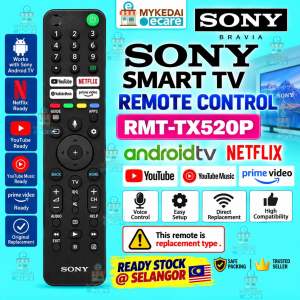 Sony remote control Sony Bravia Android TV 4K UHD Remote  RMF-TX520P With Voice Function replacement type