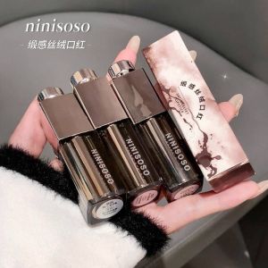 Affordable NINISOSO Velvet Lipstick Satin Finish Matte Lip Gloss Airy Lip Mud N11 Enhances Complexion for All Skin Types