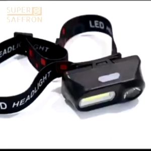 Headlamp Cas LED Senter Kepala COB XPE Camping Outdoor Baterai Replaceable