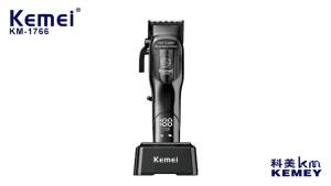 Kemei | Máy Cắt Tóc Chuyên Nghiệp KEMEI KM-1766 USB Với Cổng Sạc Công Nghệ Cắt BLD Dùng Cho Râu Moustache Và Cắt Tóc Toàn Thân