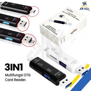 [KN ACC] NANVAN OTG USB 2IN1 MICRO USB / TYPE C CARD READER FUNCTION