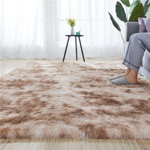 Durable Easy Clean Gradient Dyed Shaggy Rug