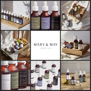 MARY&MAY 6 Peptide | Houttuynia Cordata | Hyaluronics | Idebenone | Marine Collagen  | Niacinamide Serums 30ml