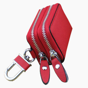 FENGHONGTAO | Vỏ Đựng Chìa Khóa Ô Tô Da Hai Lớp Có Zip