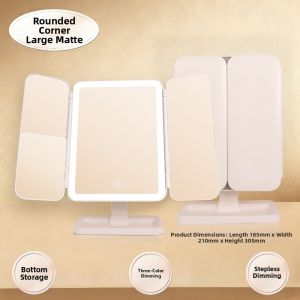 Adjustable Folding Lighted Makeup Mirror