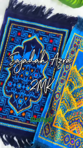 (1KODI) Sajadah Kepala 2 Muka - AZRAA Sajadah Traveling Sajadah Mini Sajadah Haji dan Umrah Sajadah Oleh-oleh Haji dan Umrah Sajadah Souvenir
