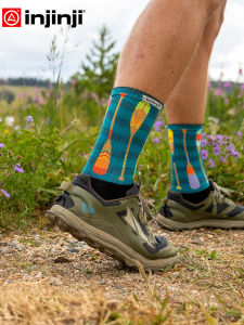 Injinji | Printed Thickened CoolMax Winter Long Toe Socks