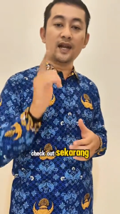 Seragam baju batik KORPRI terbaru 2025 Lapis furing pria & wanita S-XXL