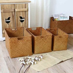 Bamboo Woven Storage Basket