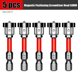 Magnetic Positioning Screwdriver Bits Drywall Screw Bit 50mm Gypsum Board Plasterboard Screws Locating Batch Head Drilling Tools