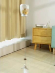 Cat Toy Interactive Cats Leak Food Feather Toys with Bell Hanging Door Scratch Rope Pets Food Feeder Dispenser Kitten Catnip Toy